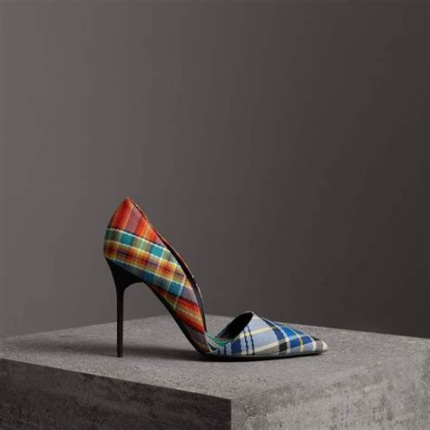 burberry tartan cotton pumps|Burberry Ladies Tartan Cotton Pumps .